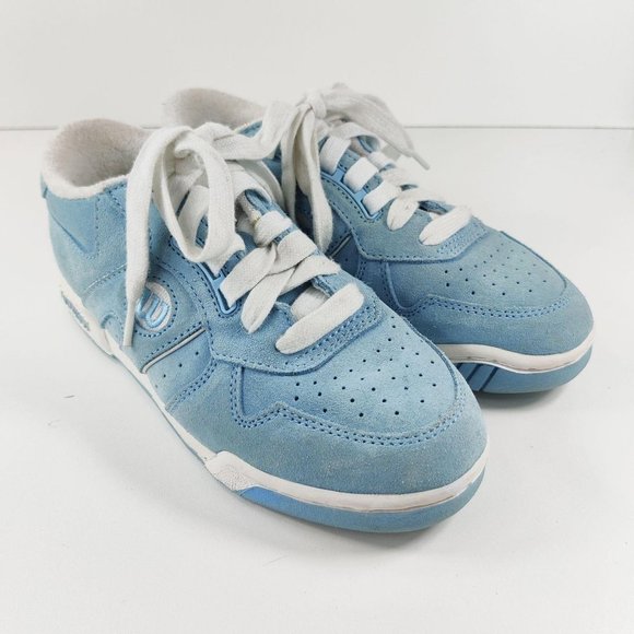 Wilson Shoes - Wilson vintage suede tennis sneakers blue white size 7